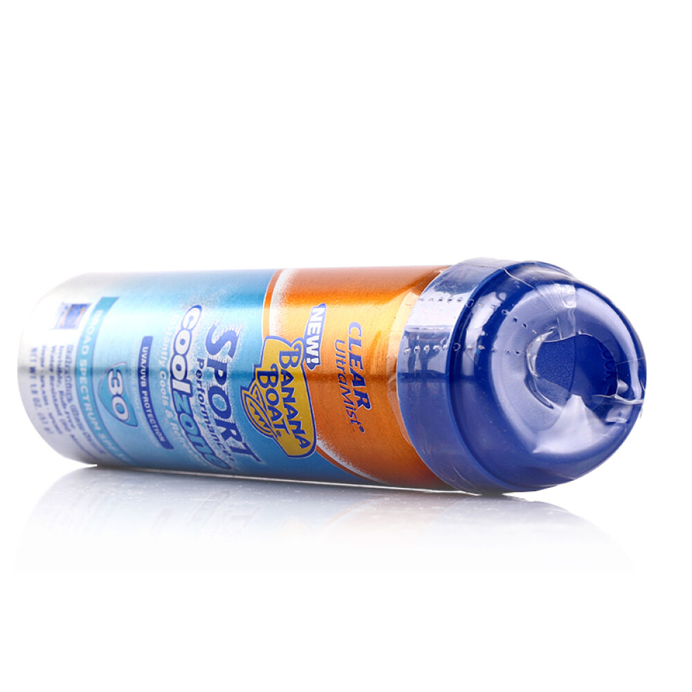 【海外直邮】BananaBoat香蕉船冰极运动防晒喷雾SPF30防水防汗51gX3