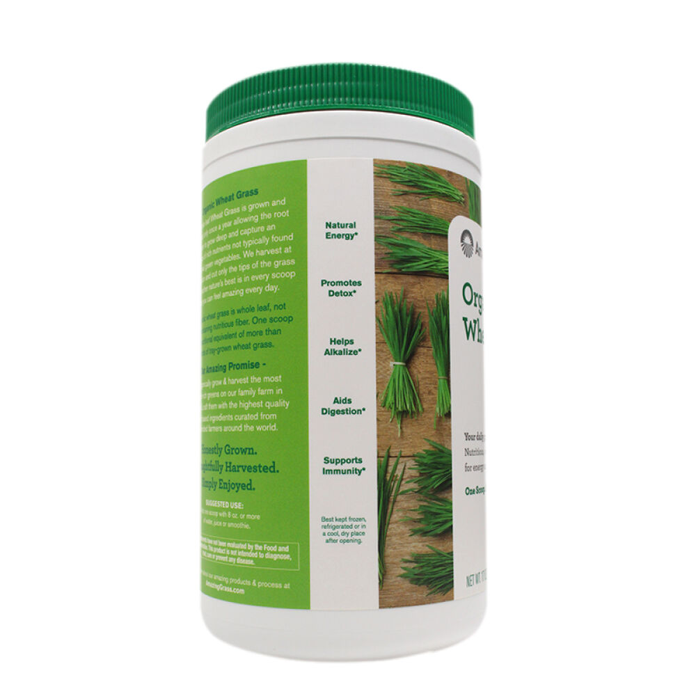 AmazingGrass小麦草粉酵素粉大麦若叶青汁排毒清肠通便秘消除小肚腩减肥美国原装正1瓶