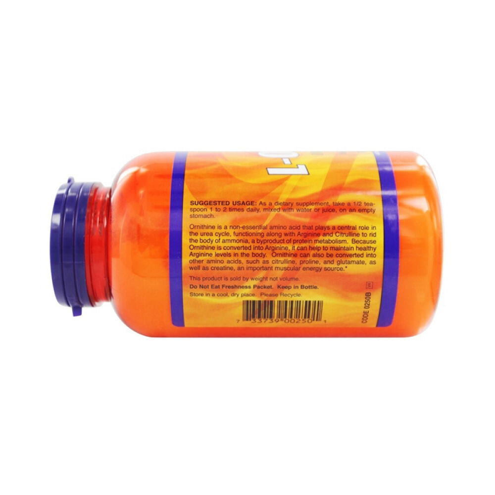 【美国正品直邮】NOWFoods诺奥提高人体免疫力鸟氨酸盐素食粉248.8克未定义8盎司