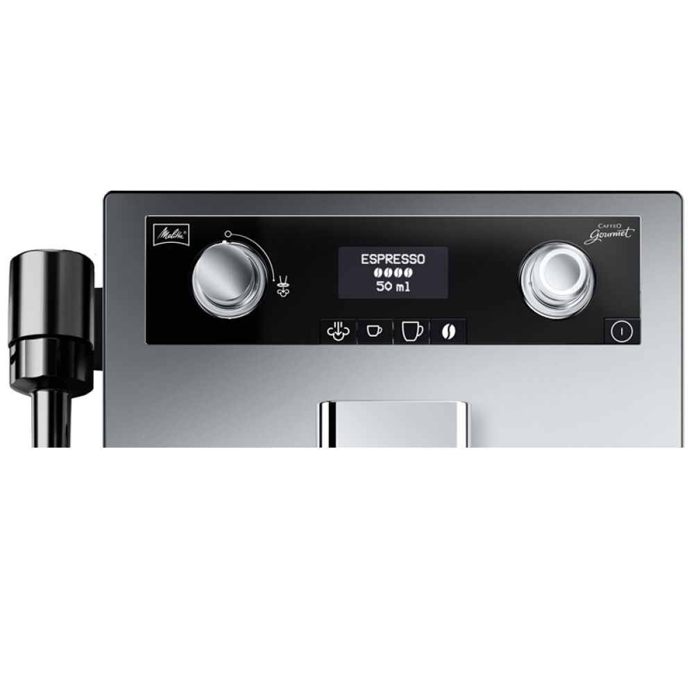 德国Melitta/美乐家E960进口泵压式全自动咖啡机意式美式浓缩制作家用商用银色