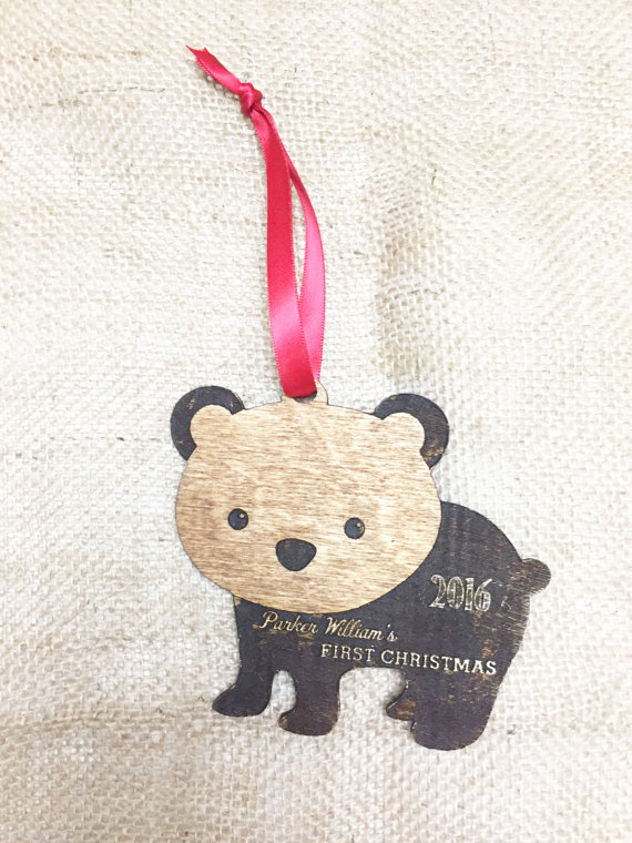 babys1stchristmasornamentpersonalizedtreegiftfor