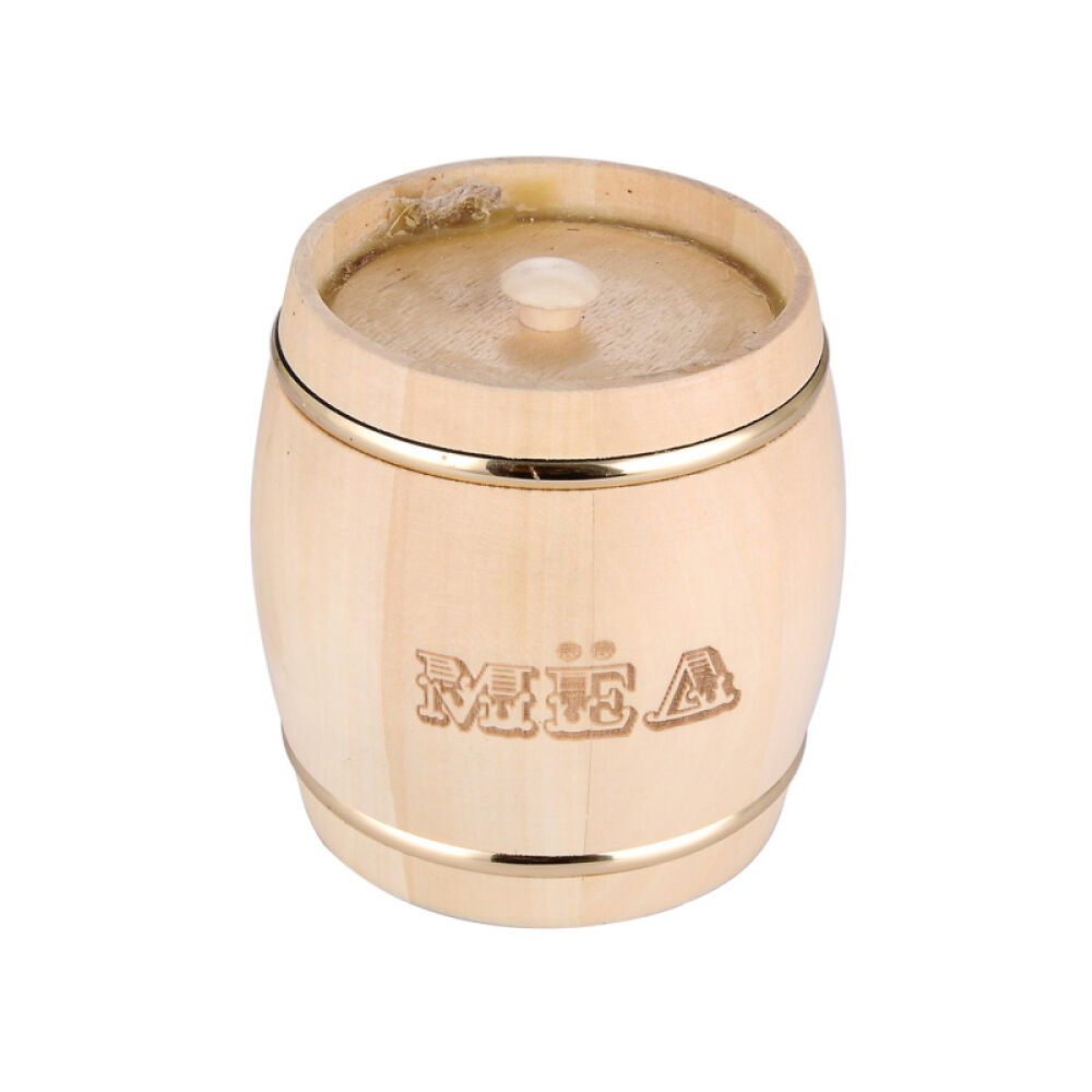 俄罗斯原装进口蜂蜜蜂蜜晚宴天然野生椴树蜜雪蜜椴树雪蜜450g小号木桶