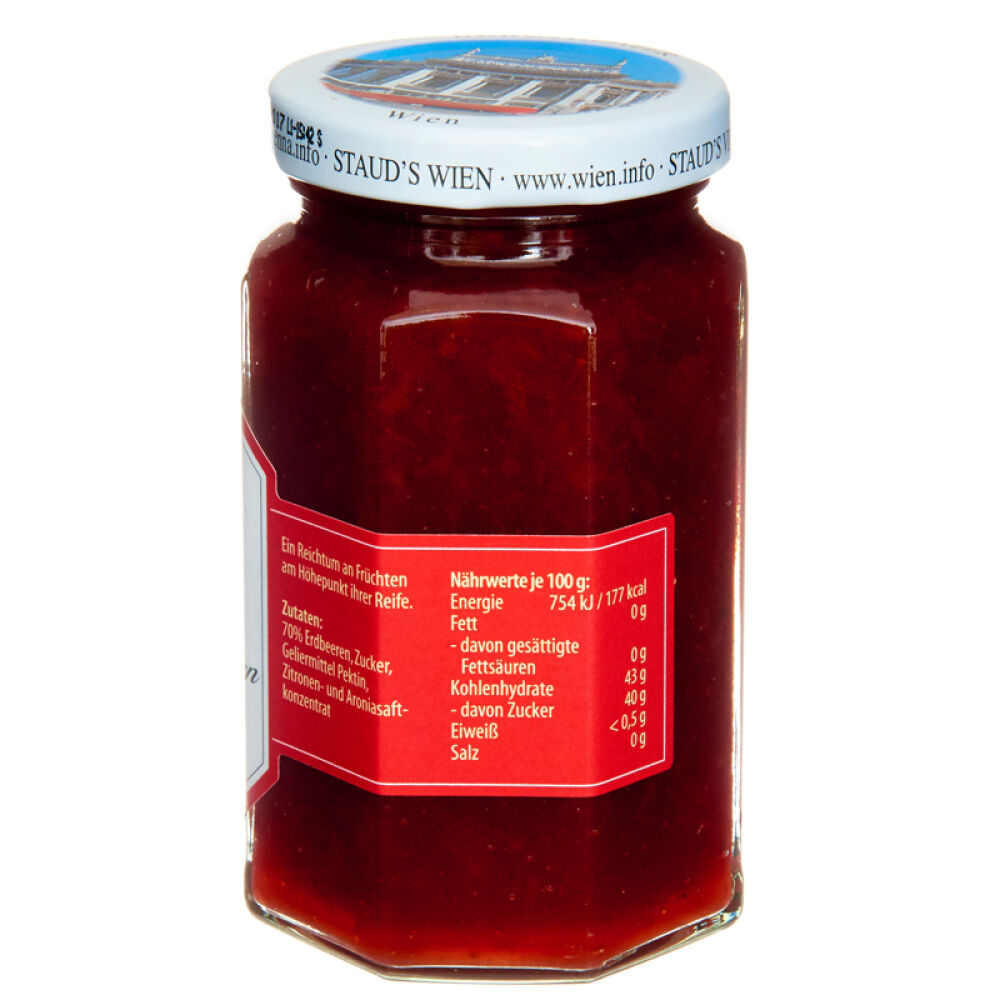 自营奥地利进口果酱施陶尔兹STAUD’S草莓果酱250g