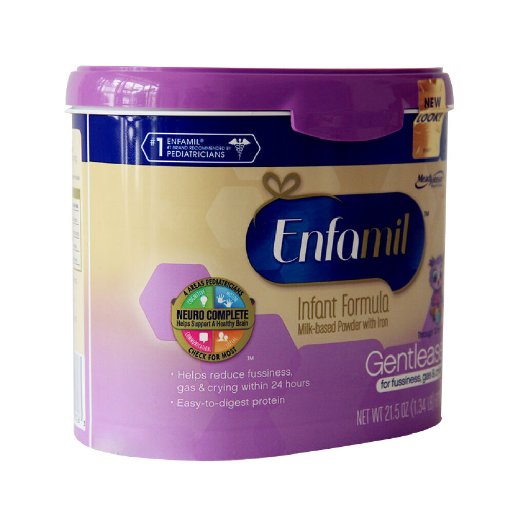 美国进口美赞臣Enfagrow2段防胀气宝宝二段部分半水解奶粉567克1罐