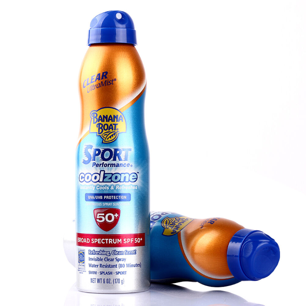 【海外直邮】Bananaboat香蕉船运动型冰极防晒清爽喷雾SPF50170ml