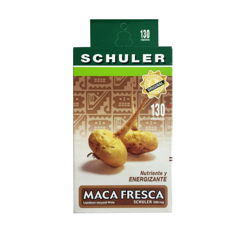 【全球购】秘鲁原装进口玛卡精片schuler玛咖胶囊胚体精粉玛卡1盒装