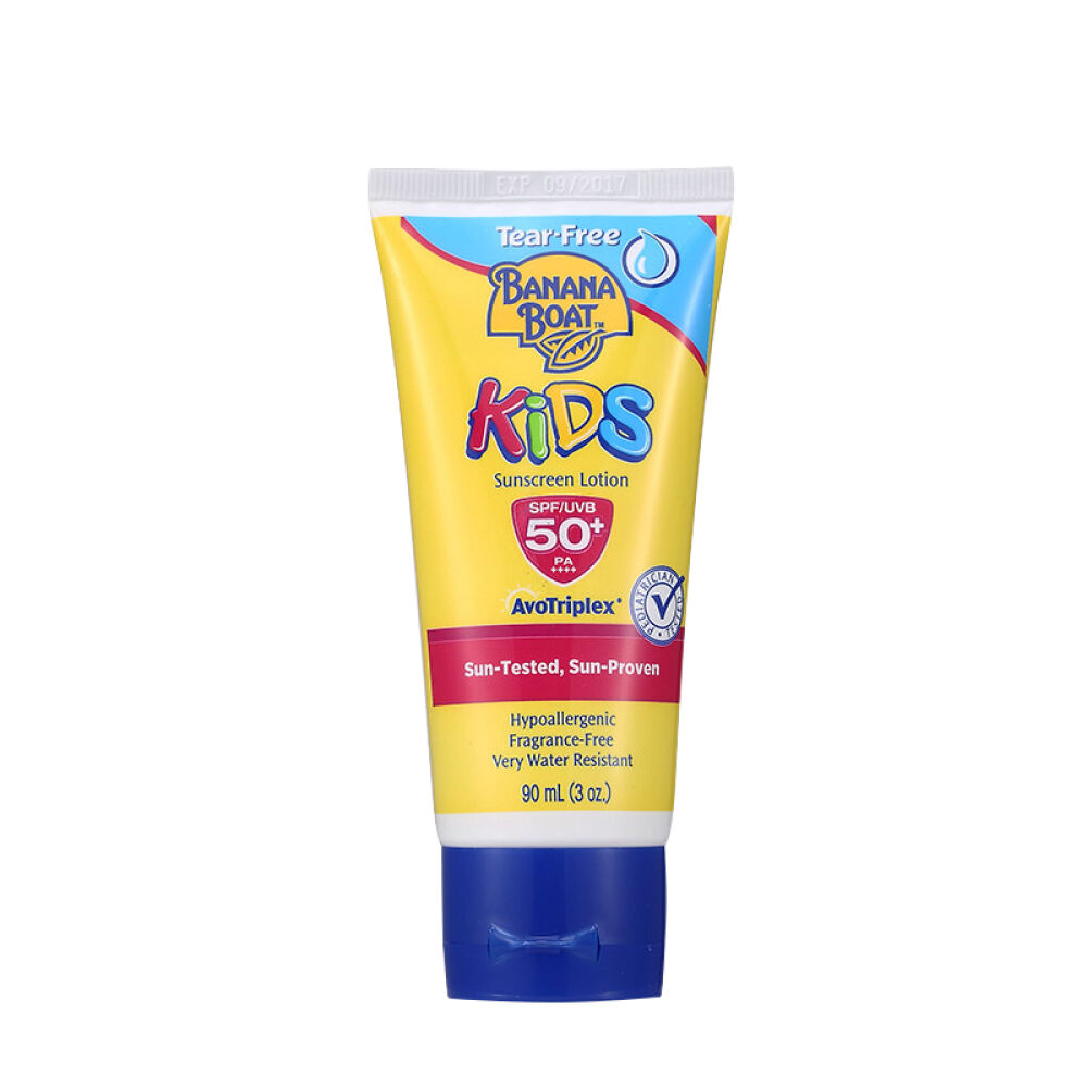 海外直邮美国BananaBoat/香蕉船美国运动型防晒隔离乳霜SPF50儿童防晒乳液晒不伤肌肤90ml