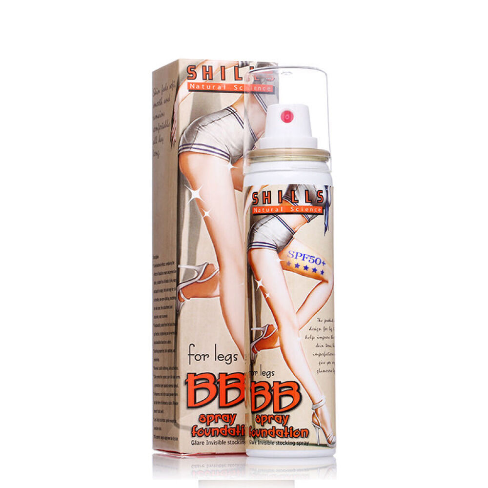 舒儿丝（SHILLS）隐形丝袜喷雾腿部BB保湿遮瑕美腿霜120ml