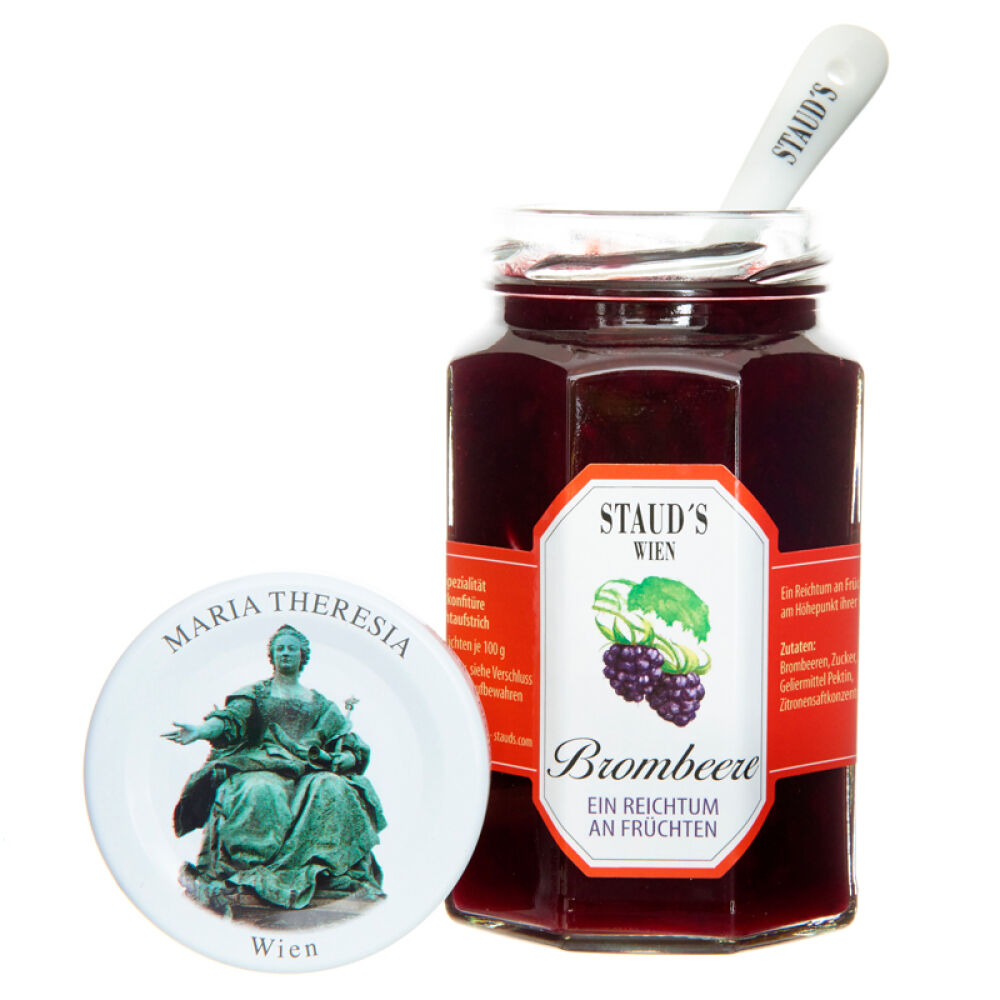 自营奥地利进口果酱施陶尔兹STAUD’S黑莓果酱250g