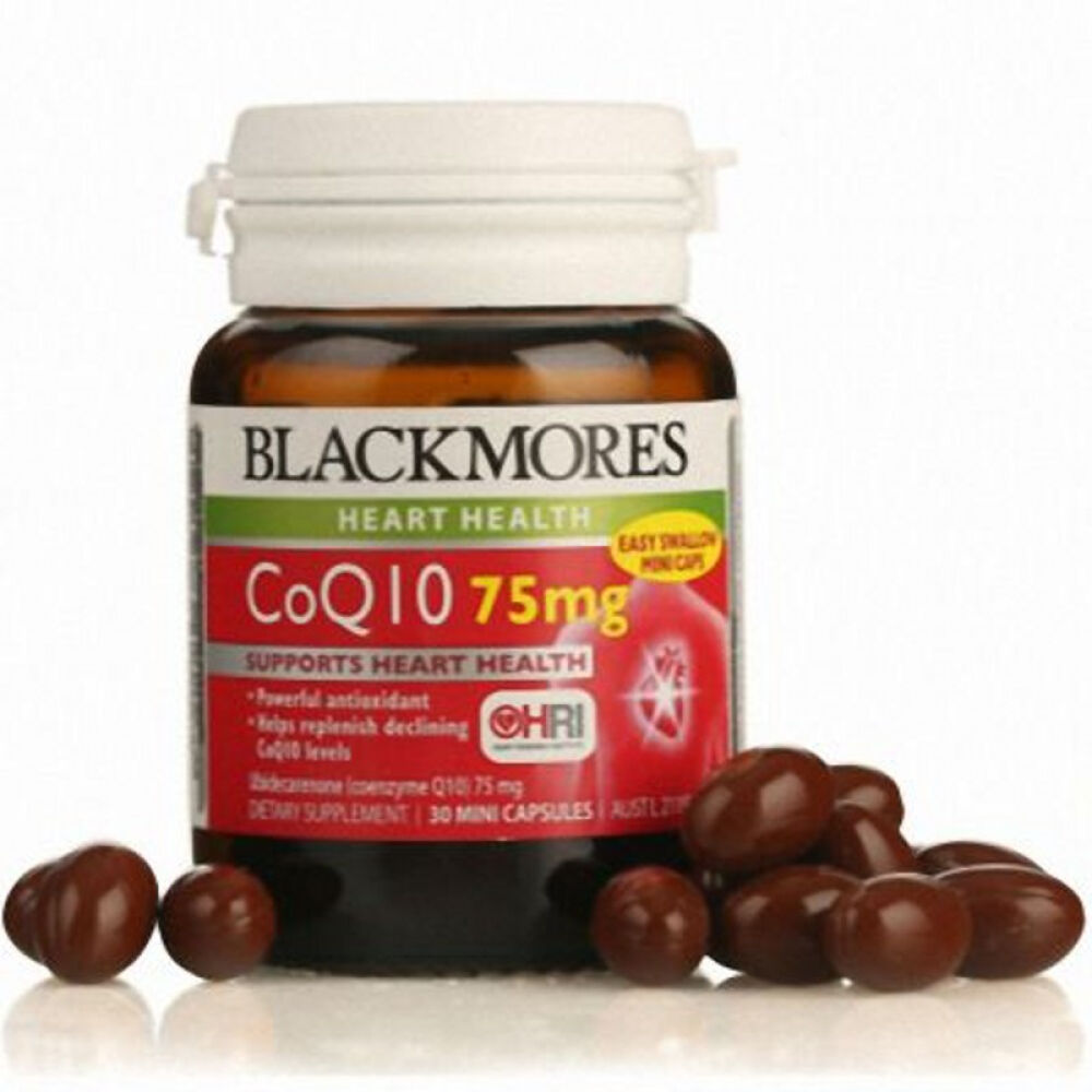 【全球购】澳洲澳佳宝(Blackmores)辅酶Q10高浓缩辅酶Q1030粒保护心脏