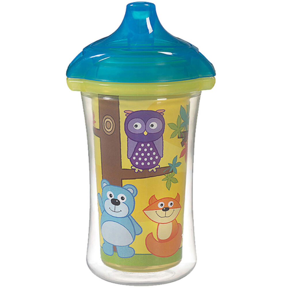 自营满趣健Munchkin9盎司鸭嘴保温杯266ml9个月以上宝宝颜色随机