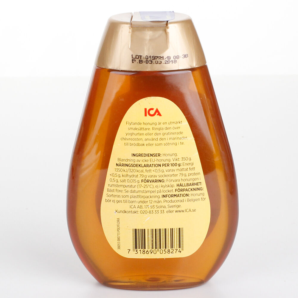 ICA蜂蜜进口蜂蜜百花蜜天然纯蜂蜜洋槐蜜瑞典原装进口欧盟食品标准包税金秋大促百花蜜