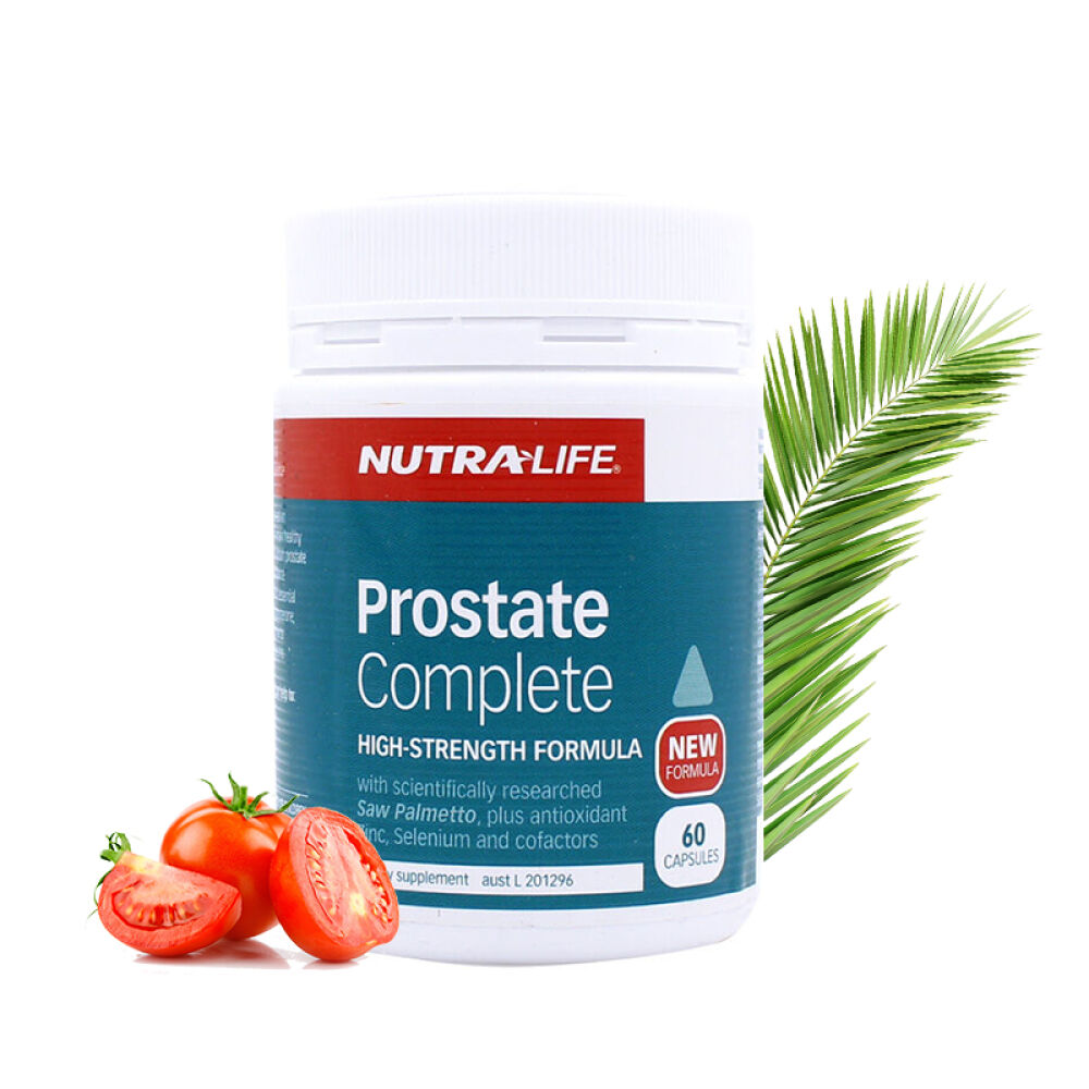 新西兰直邮nutralife纽乐前列康改善前列炎症锯棕榈番茄红素胶囊60粒1
