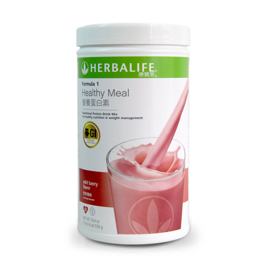 美国产香港版康宝莱/herbalife营养代餐奶昔蛋白质粉减重套餐饱腹感强550G/桶薄荷味