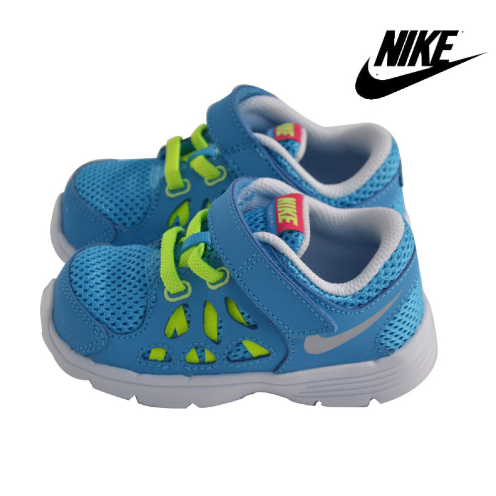 美版nike耐克儿童男童蓝色运动鞋休闲鞋6c