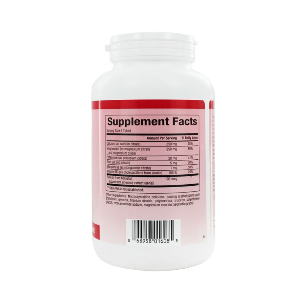 【美国正品直邮】NaturalFactors提供身体所需要的矿物质钙镁柠檬酸维生素D片未定义180片