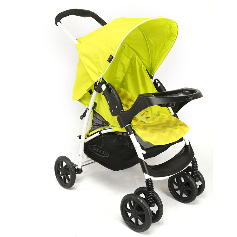 葛莱GRACO美乐系列婴儿推车避震高景观婴儿车柠檬黄折纹