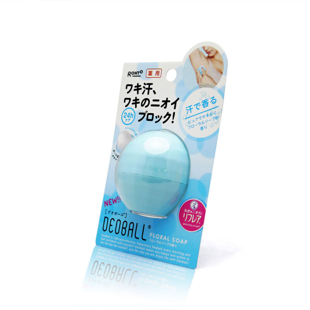 ROHTO乐敦腋下止汗球香体膏露消臭石香膏露球清爽皂香15g ROHTO乐敦腋下止汗球香体膏露消臭石香膏露球清爽皂香15g