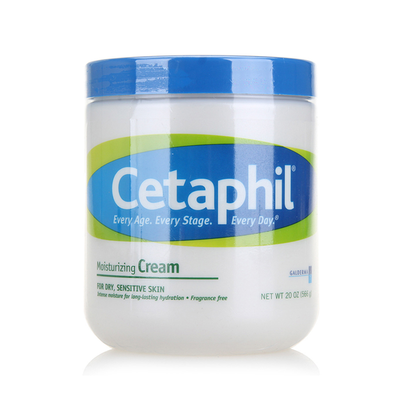【香港直邮】Cetaphil丝塔芙保湿润肤霜566g修护舒缓面霜温和无刺激乳霜