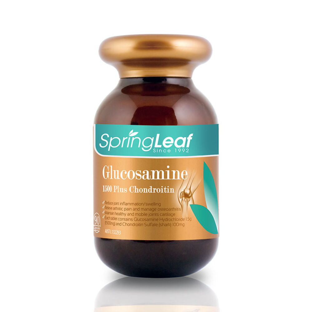 澳洲springleaf超強維骨關節靈+軟骨素1500毫克90粒加强软骨减缓关节疼痛