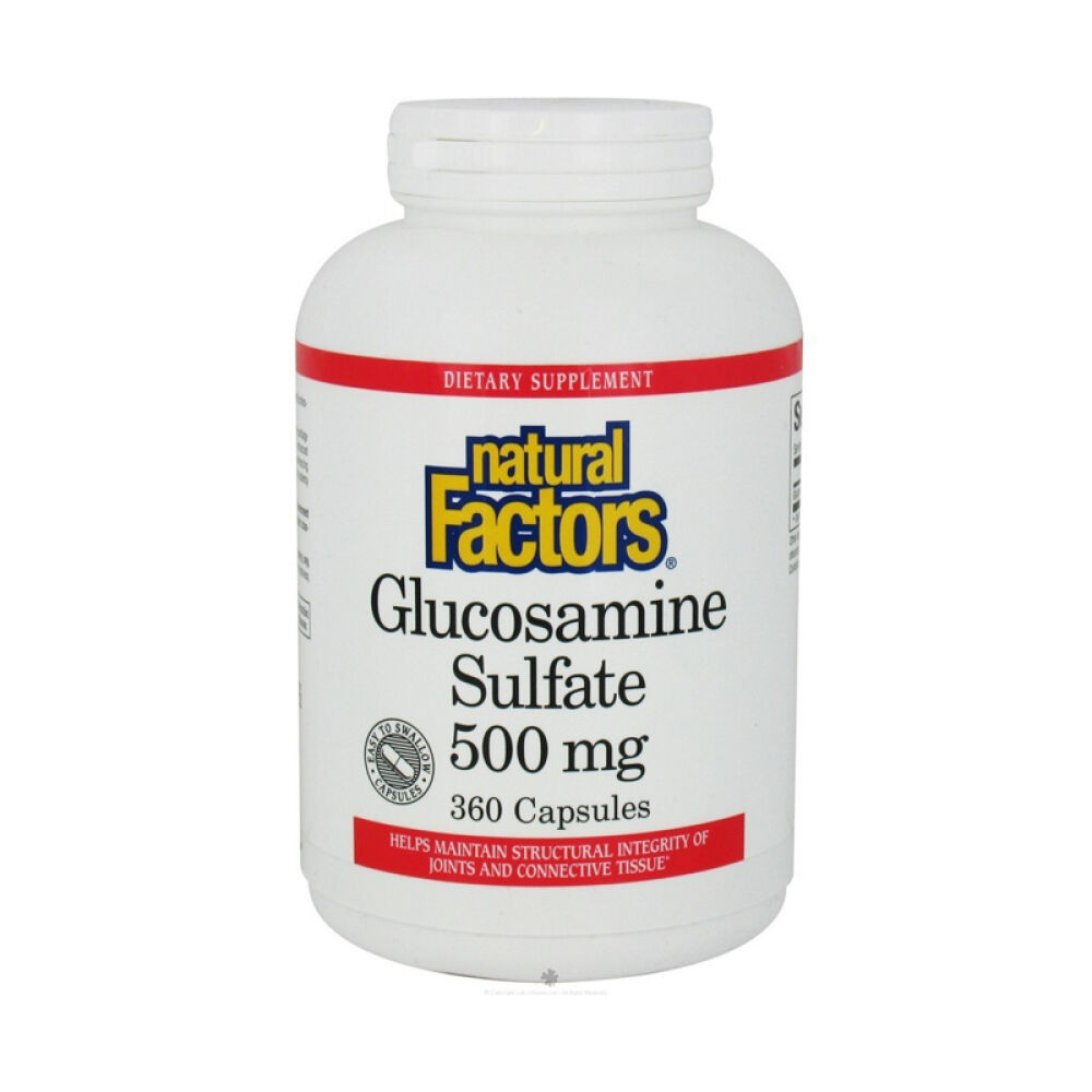 【美国正品直邮】NaturalFactors支持关节和结缔组织健康硫酸盐葡萄糖胺胶囊49671360.00Capsules