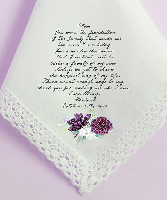 weddinghandkerchief,motherofthegroomhandkerchief