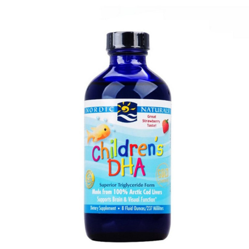 挪威小鱼NordicNaturals婴幼儿鳕鱼油D3滴剂含DHA挪威大鱼237ml*2瓶