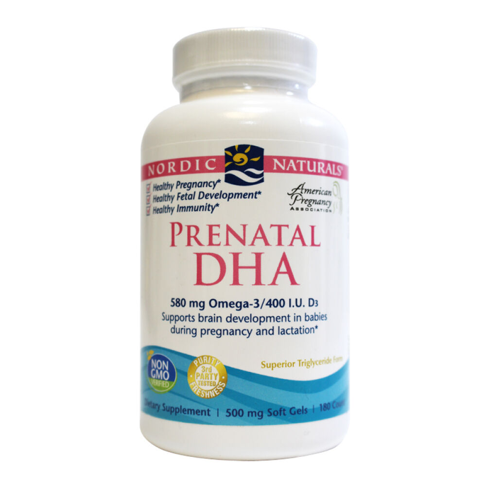挪威小鱼DHA孕妇专用NordicNaturals挪威DHA鱼油【包邮免税】婴幼儿童180粒