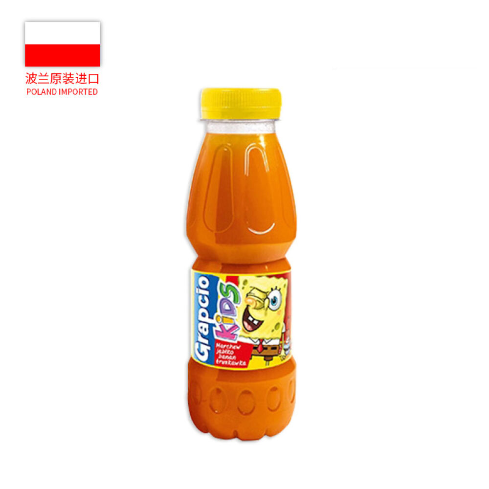 PolandImported波兰进口Ustronianka儿童饮品330ml胡萝卜苹果香蕉味