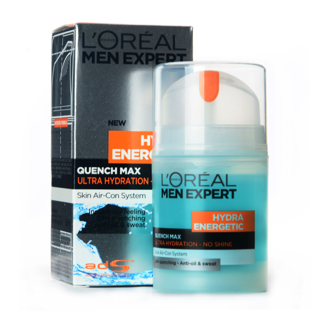 LOREAL欧莱雅男士护肤两件套补水套装M水能润泽双效洗面奶2313+冰感水份露