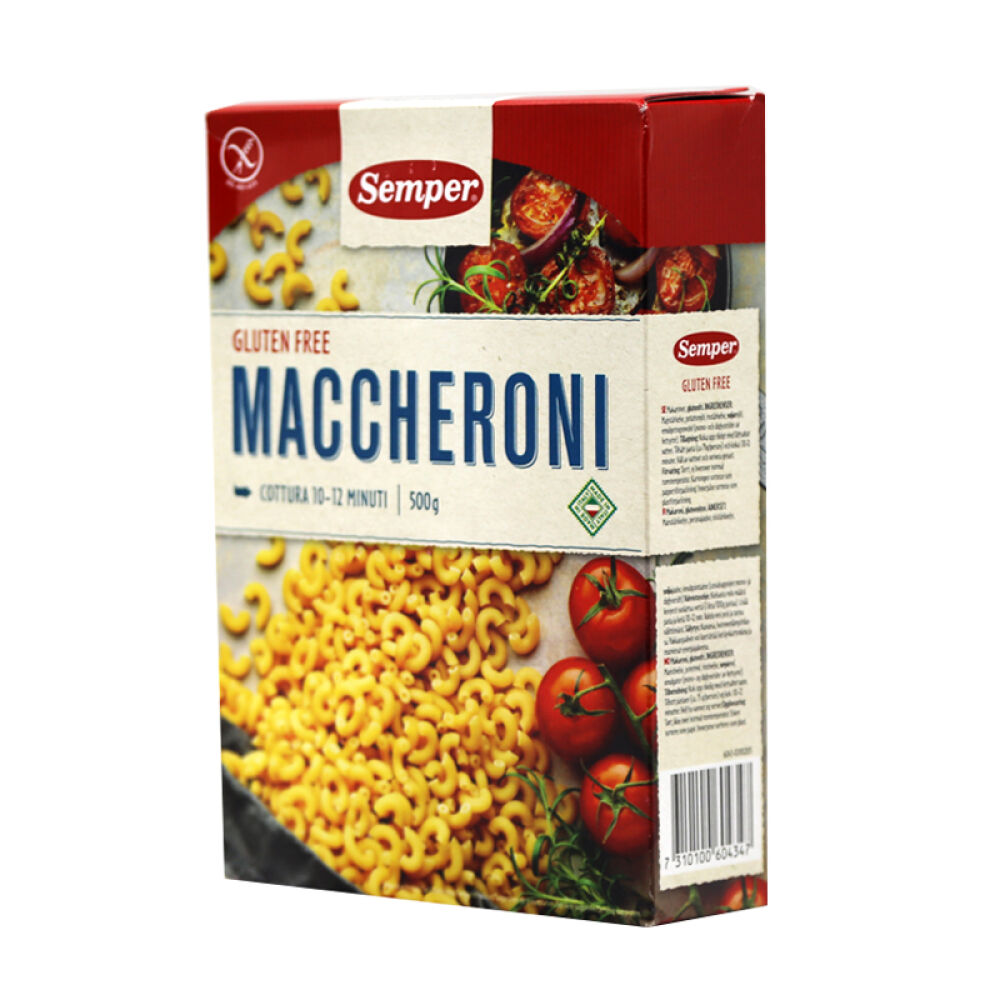 丹麦进口直邮森宝semper儿童通心粉面条宝宝辅食