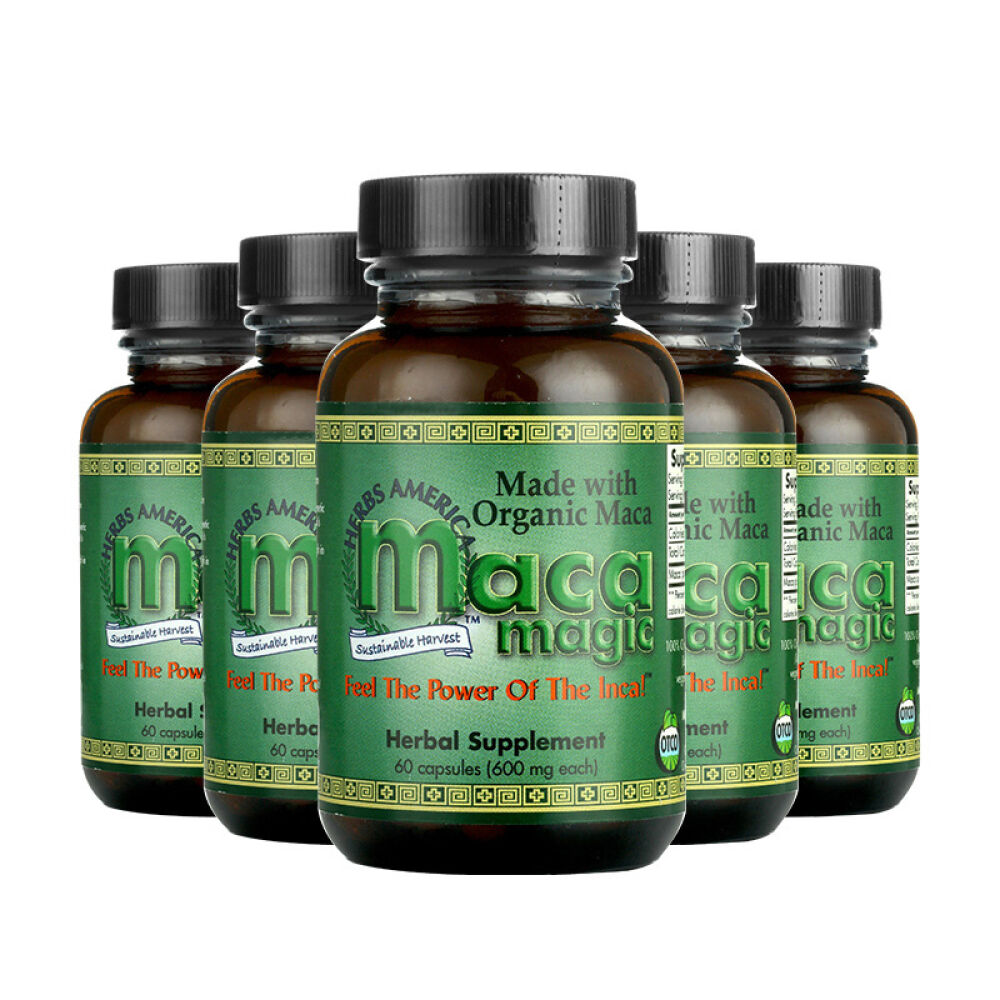 美国魔法玛卡MacaMagic胶囊60粒进口秘鲁玛咖男性补肾壮阳保健品玛咖精片