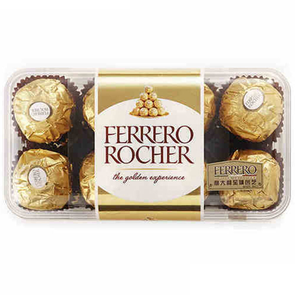 自营意大利进口费列罗(ferrero)rochert16费列罗榛果威化巧克力16粒装