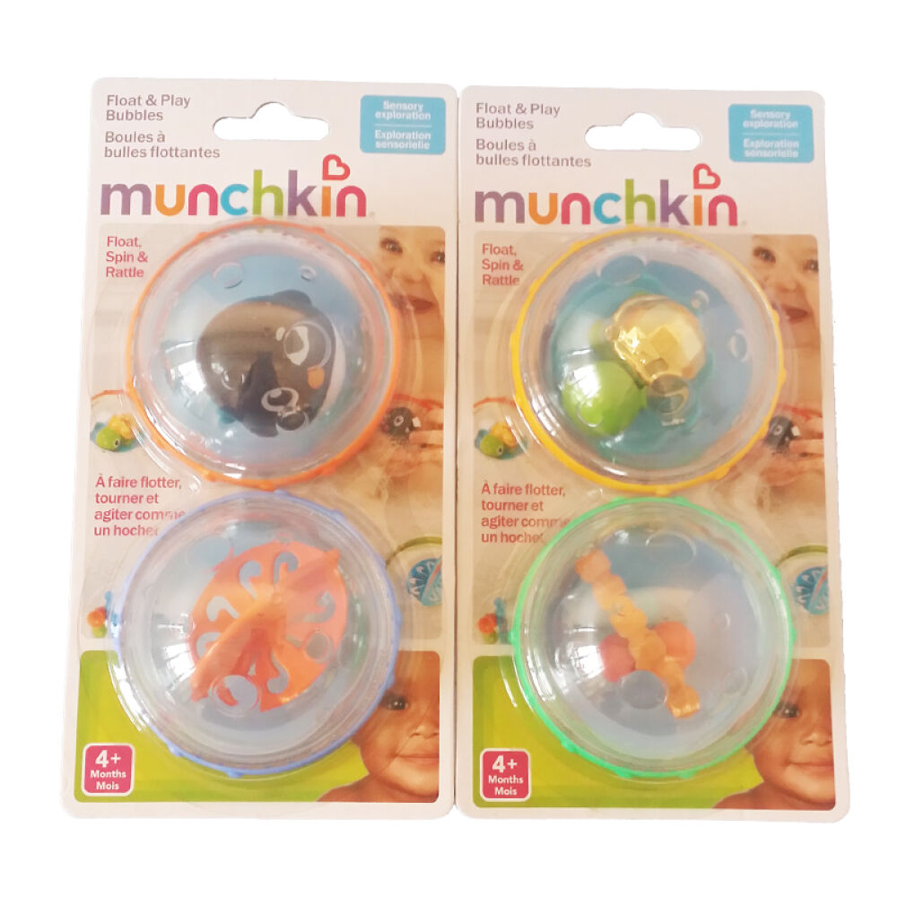 Munchkin麦肯奇漂浮球形戏水玩具感统训练玩具随机色