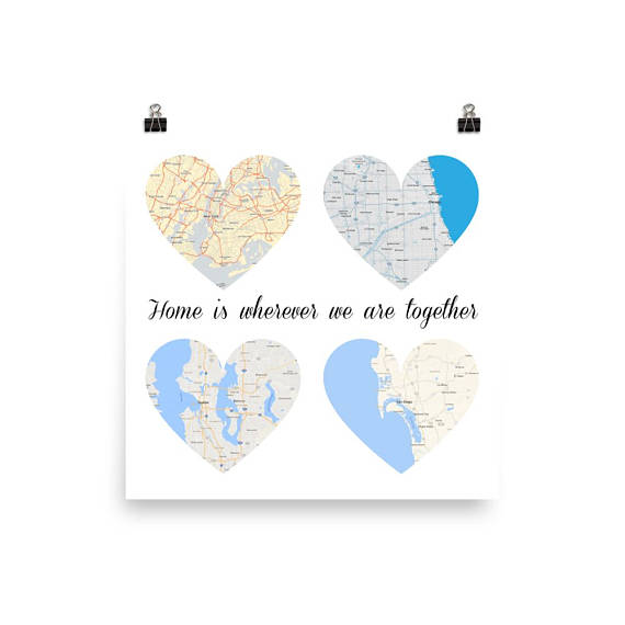 personalizedweddinggift,uniqueengagementgiftideas,mapartgift