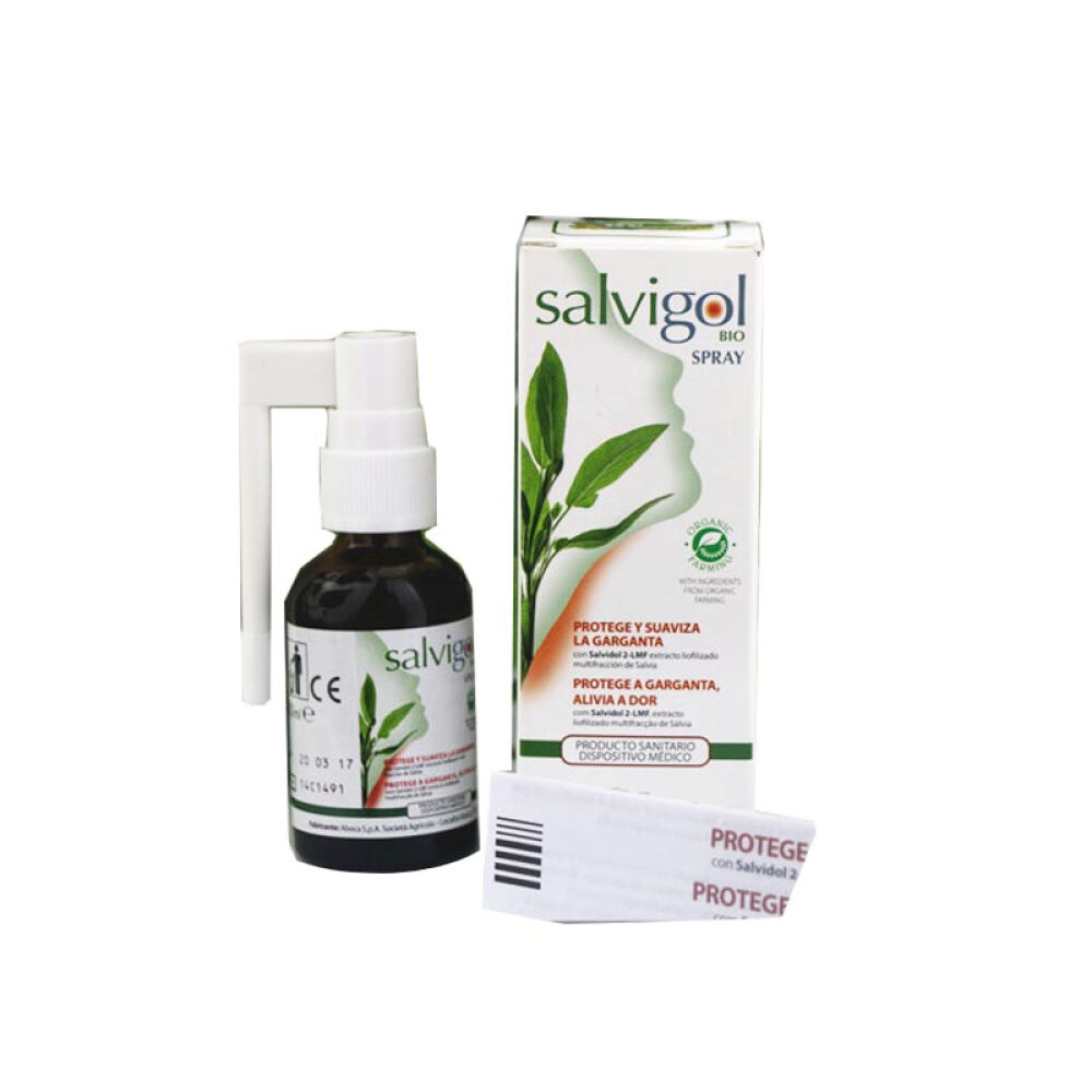 西班牙成人润喉喷雾咽喉30mlAbocaSalvigolspray