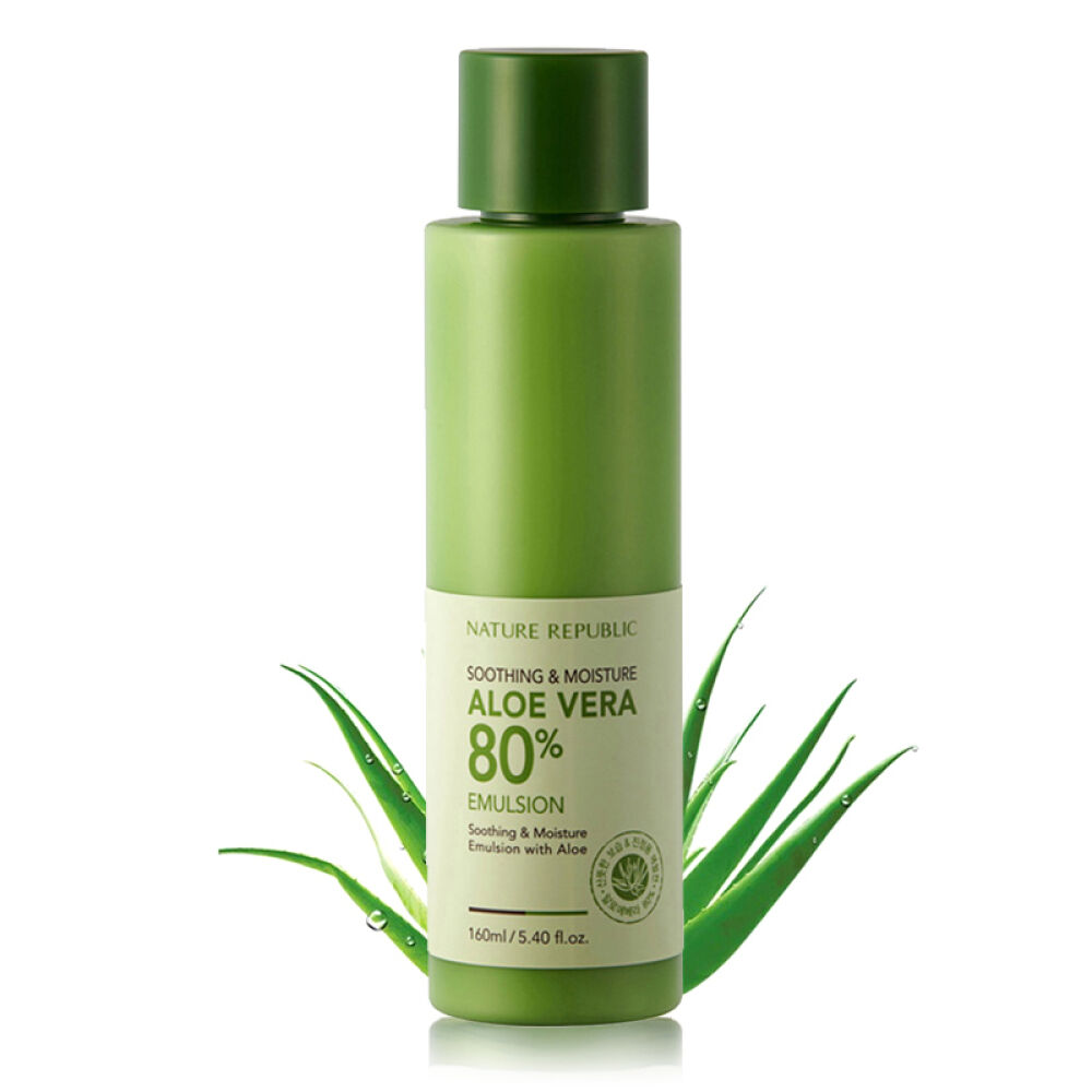 韩国naturerepublic自然乐园芦荟胶芦荟保湿爽肤乳160ml