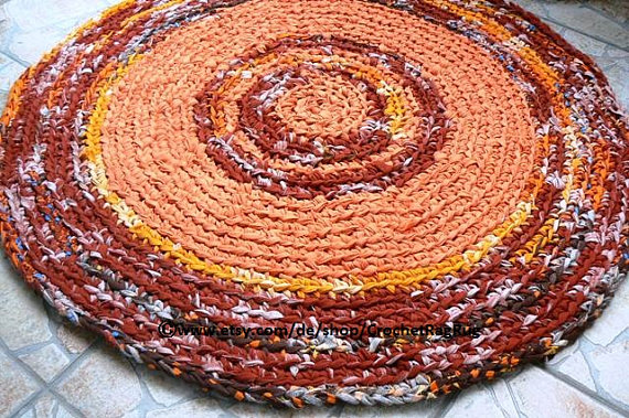 BohemianGypsy,FabricsRoundRug,CrochetRoundMatBathroomEcofriendlyNEONcolors,YOGAMAT,Mandala