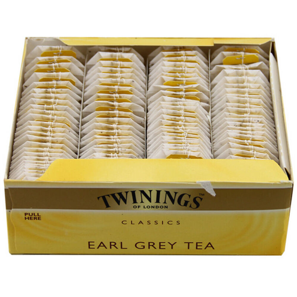 澳洲进口Twinings川宁格雷伯爵红茶简装茶包100片茶叶红茶澳洲版海外直邮