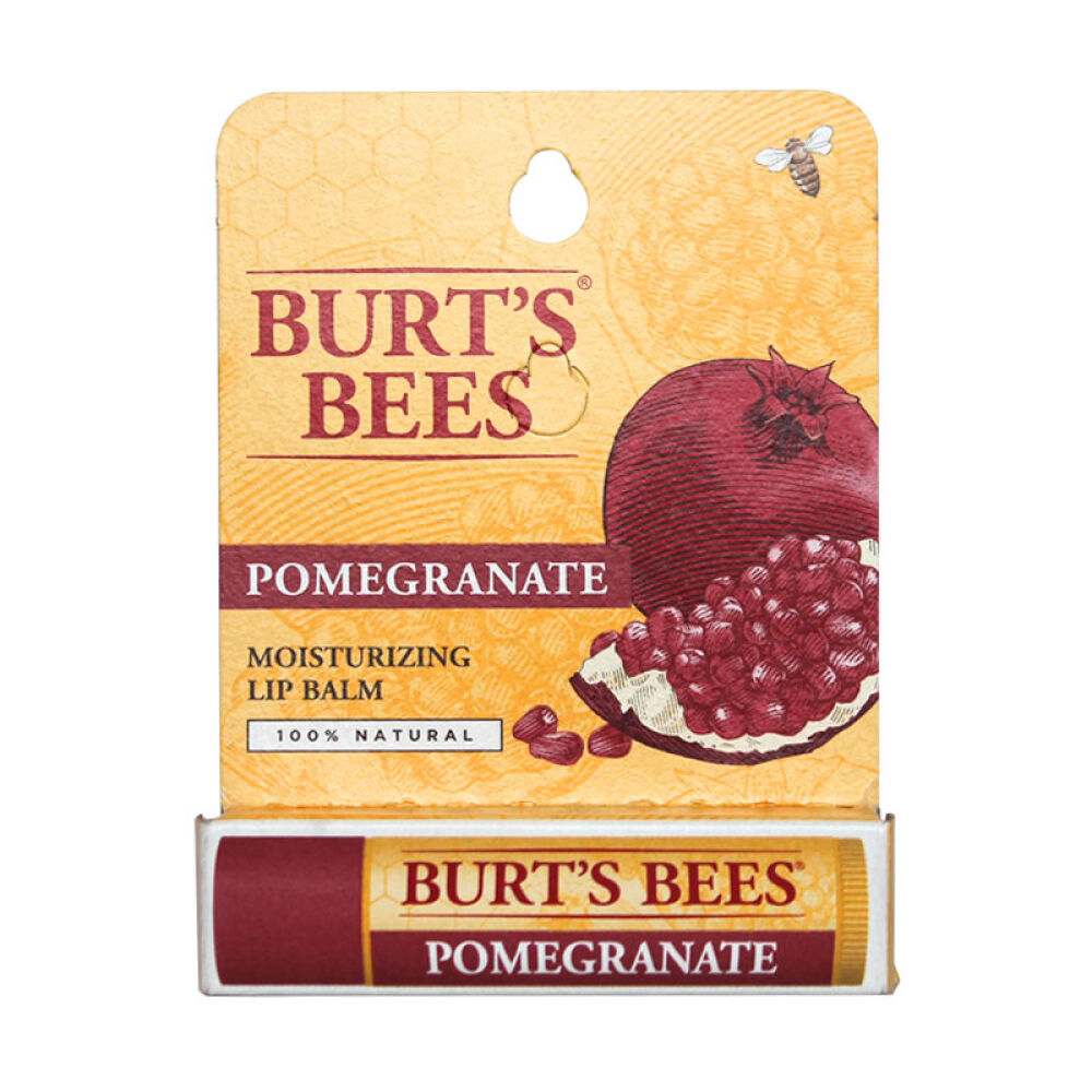 burtsbees美国小蜜蜂润唇膏唇部天然滋润保湿护唇膏儿童孕妇可用红