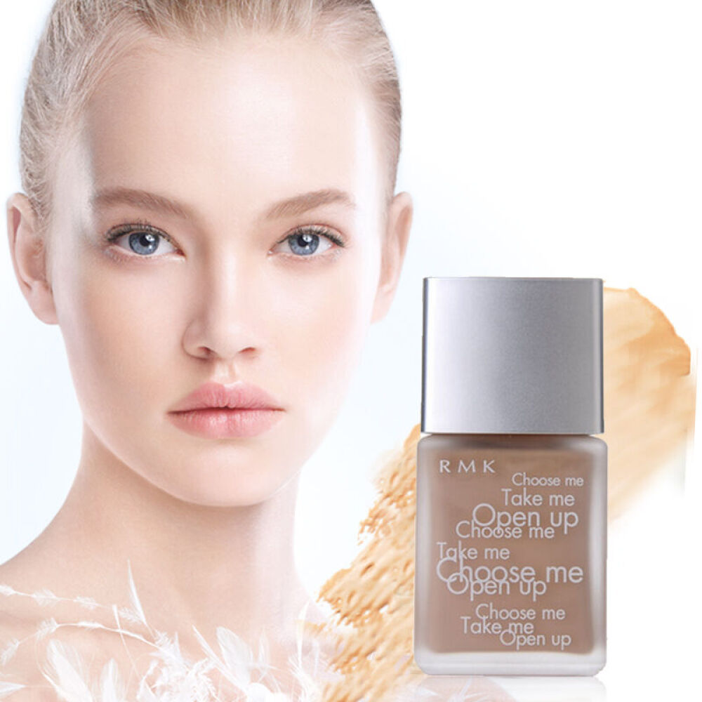 RMK水凝粉底霜/水凝柔光粉霜粉底液30G保湿遮暇丝薄101#象牙白