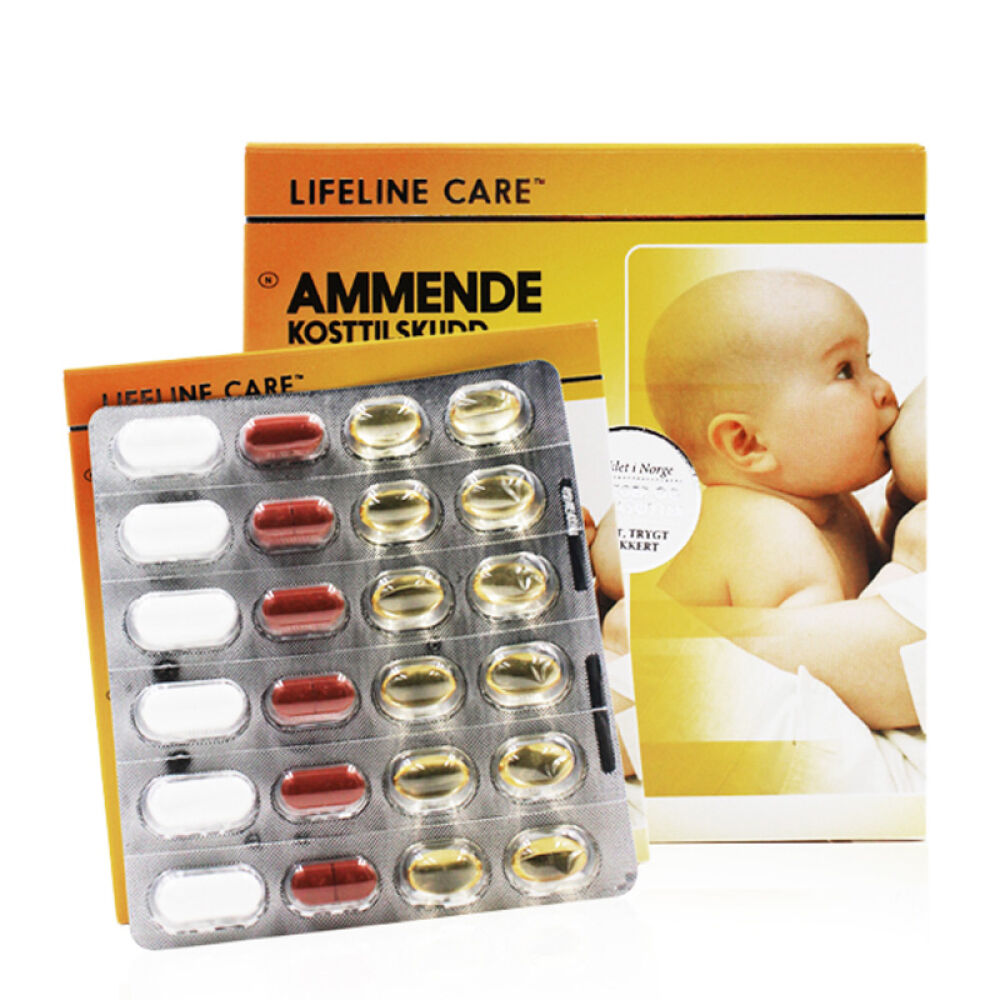 挪威进口lifelineCare孕期哺乳期深海鱼油挪威小鱼油复合维生素哺孕妇鱼油2段