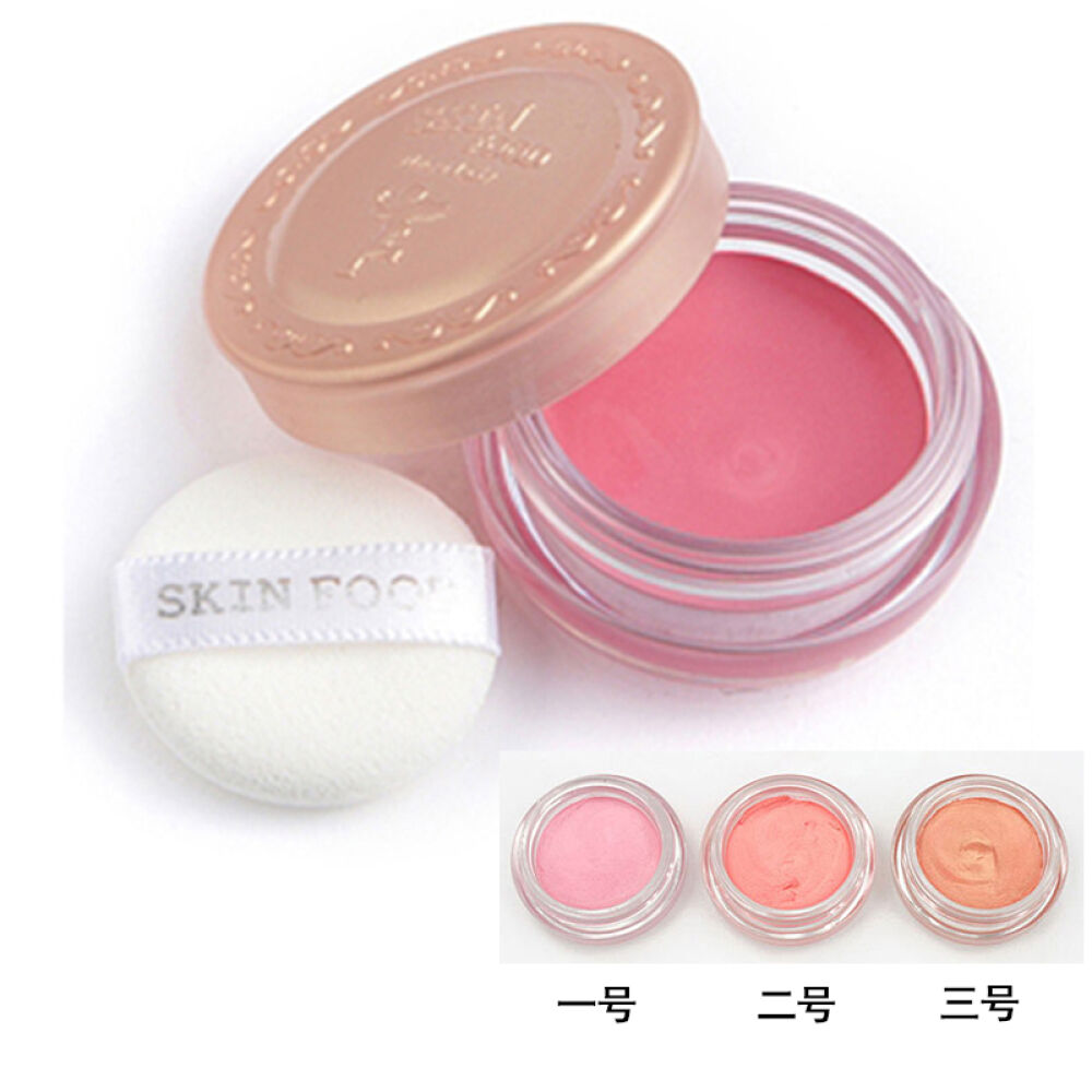 SkinFood思亲肤玫瑰腮红果油香迷你腮红霜自然粉嫩膏状2号