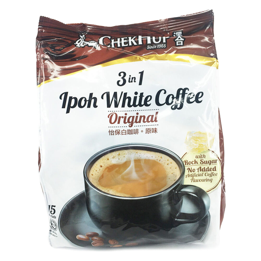 马来西亚进口ChukHup泽合怡保原味白咖啡（600gx2袋）