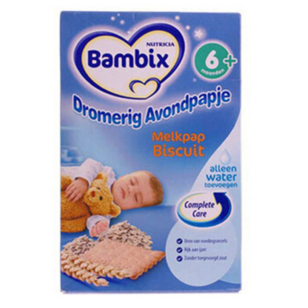 全球购荷兰牛栏Bambix晚安营养谷物米粉(6个月以上)250g*2