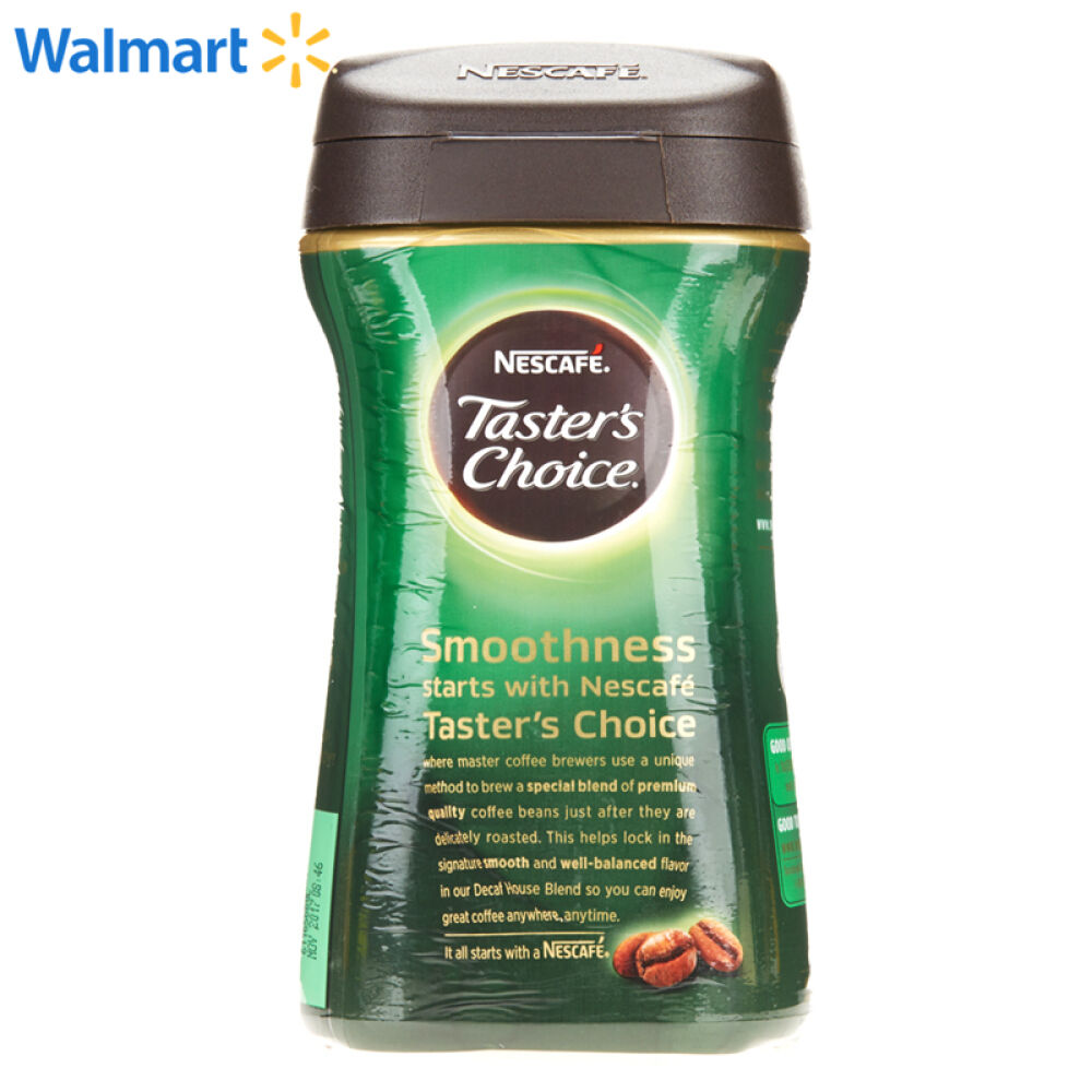 【沃尔玛】雀巢Nestle美式金牌速溶咖啡低咖啡因固体饮料198g美国进口