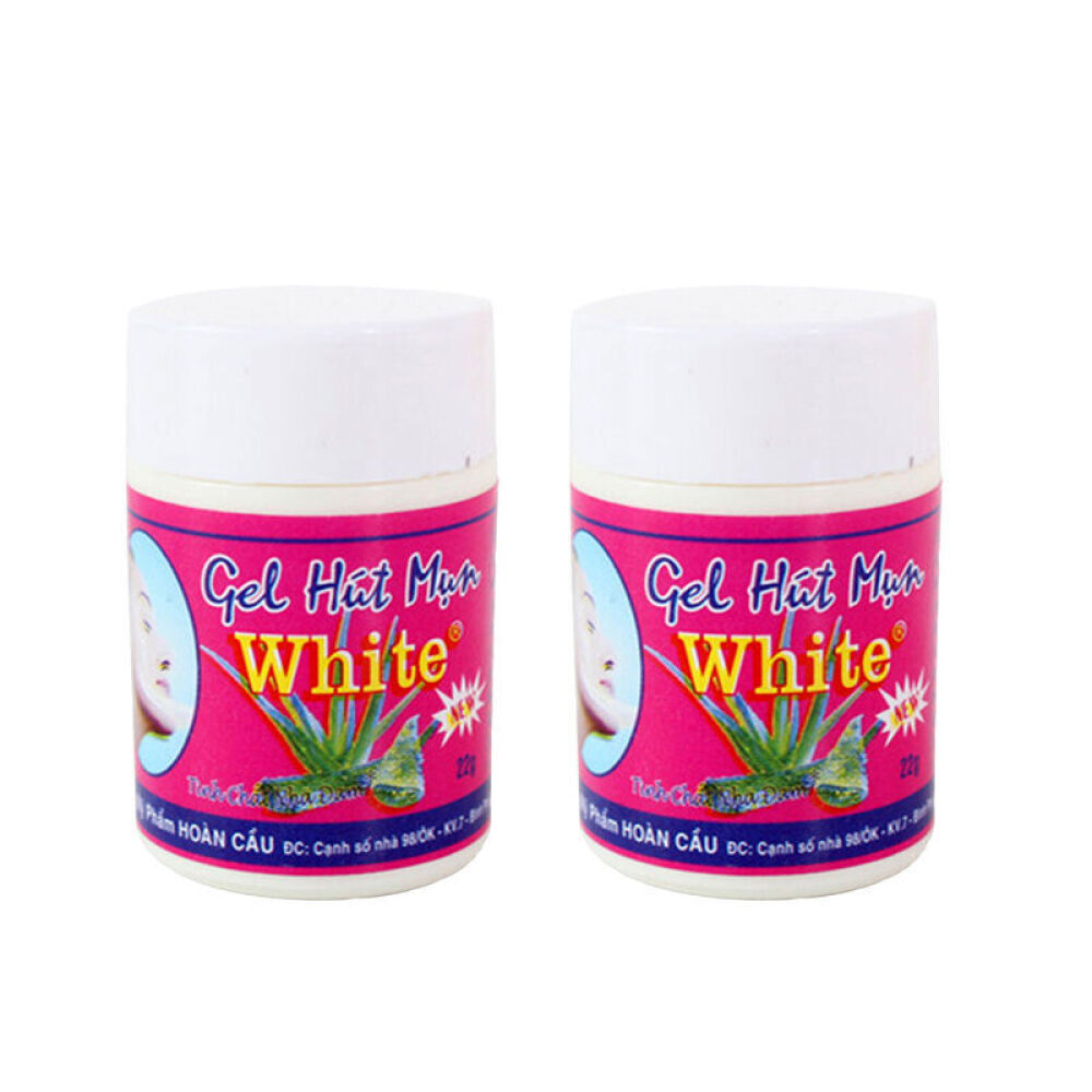 white泰国芦荟胶撕拉式收缩毛孔去黑头粉刺白头男女通用两瓶装