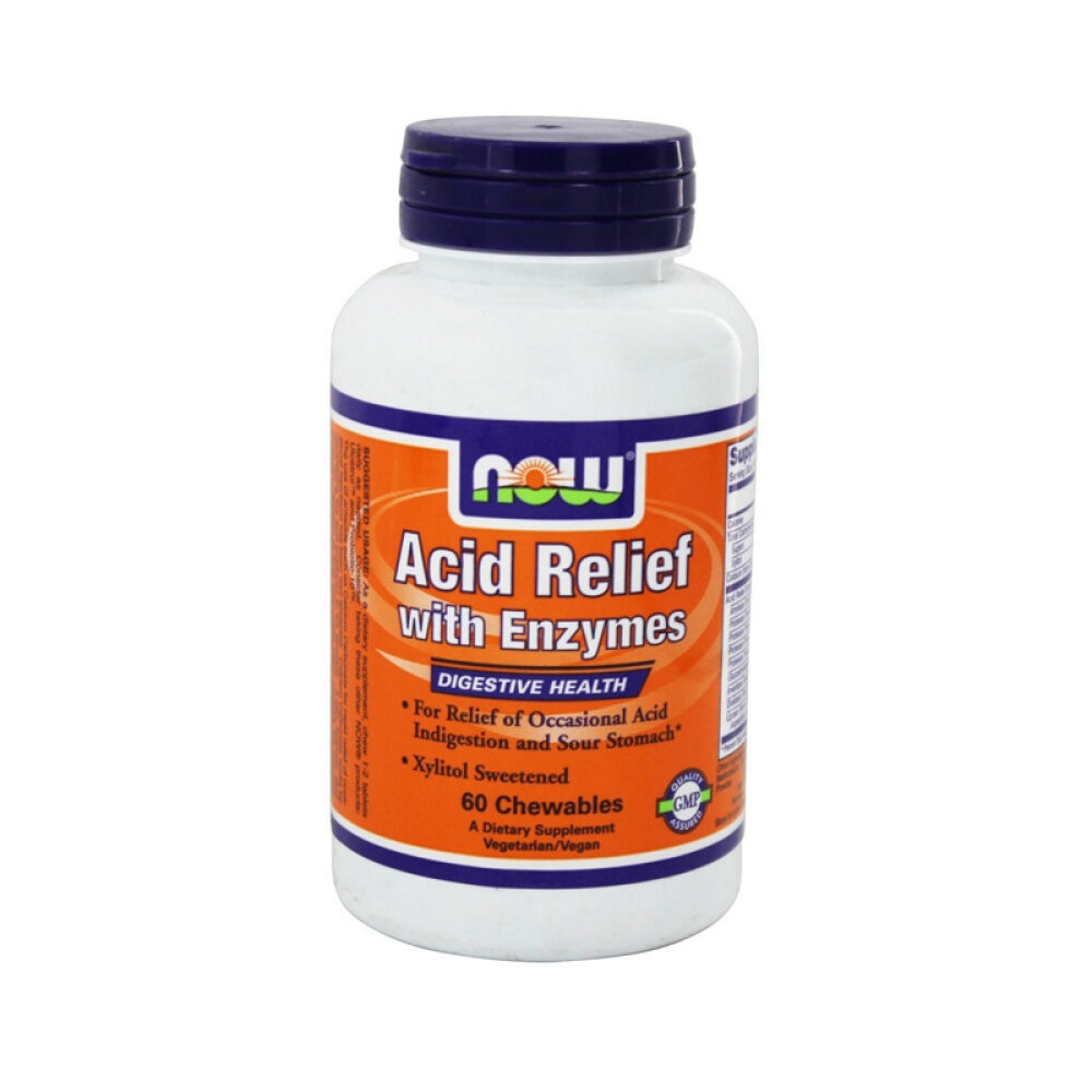 【美国正品直邮】NOWFoods诺奥促进消化维持肠胃健康消化酶咀嚼片未定义60.00ChewableTablets