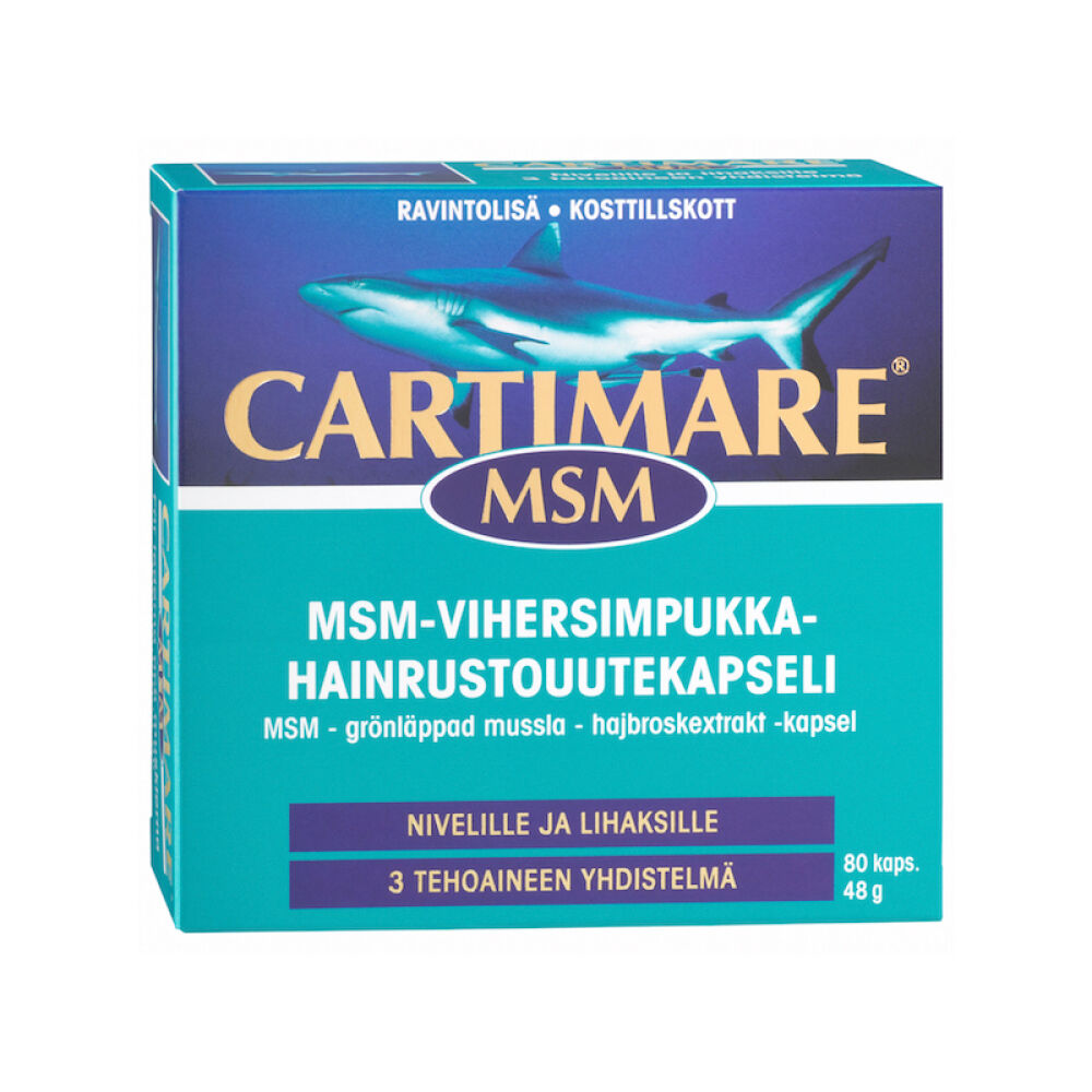 芬兰Hankintatukku汉诺金鲨鱼软骨胶囊80粒1盒 芬兰Hankintatukku汉诺金鲨鱼软骨胶囊80粒1盒