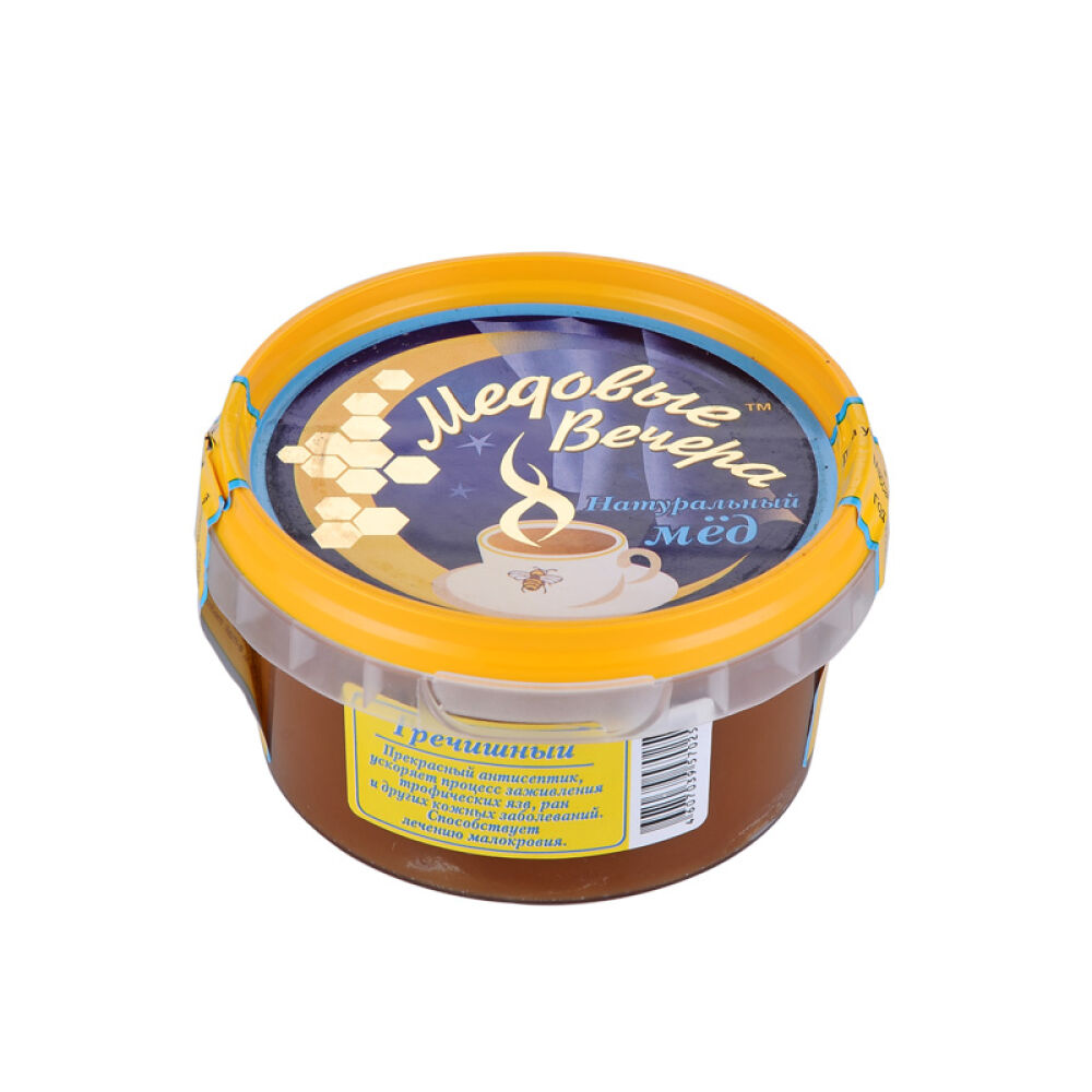 俄罗斯原装进口蜂蜜蜂蜜晚宴牌天然洋槐蜜等300g荞麦蜜(0250)